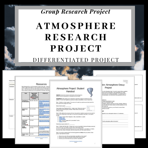 Earth's Atmosphere Research Project's featured image