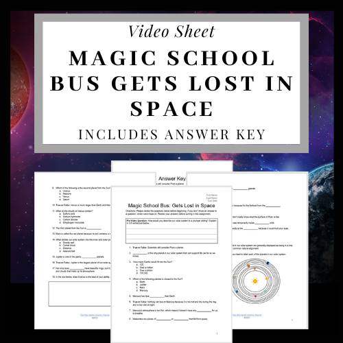The Magic School Bus Gets Lost in Space Video Sheet's featured image