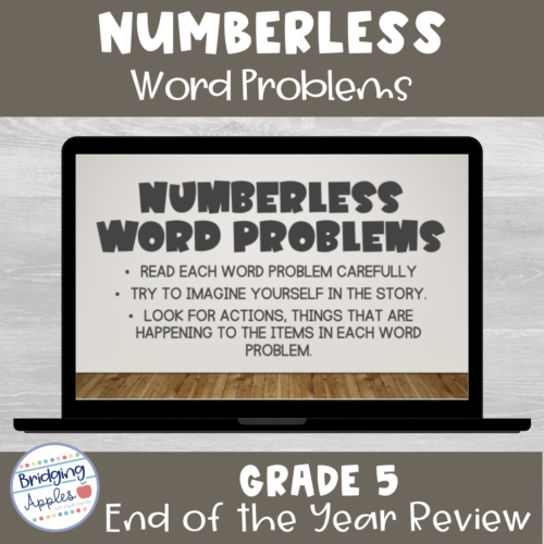Grade 5 Math Review | Numberless Problems | Interactive Digital's featured image