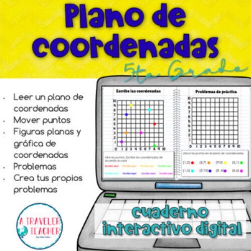 Plano de coordenadas cuaderno interactivo digital's featured image