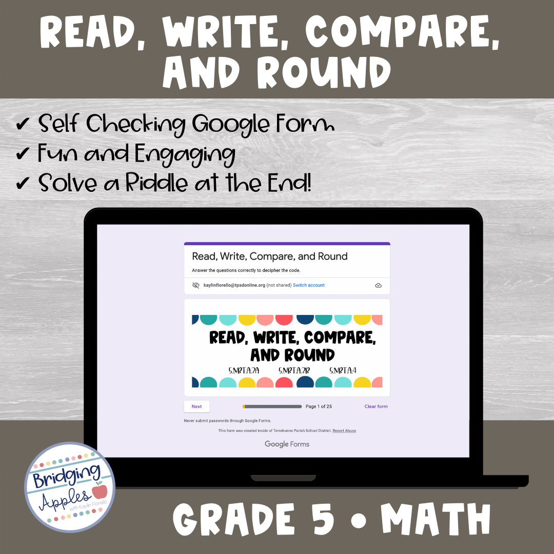 Decimal activity read write compare and round decimals review