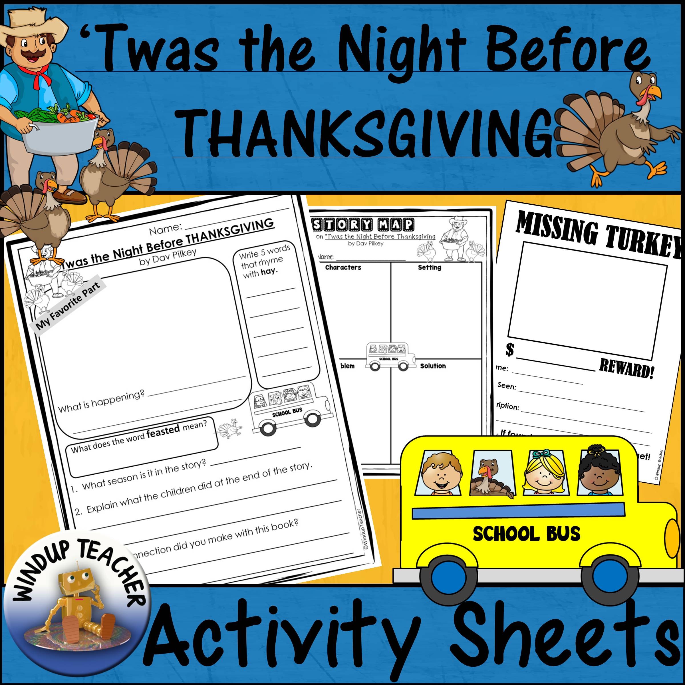 Color by number thanksgiving worksheets