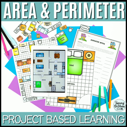 Area and Perimeter Project Based Learning Math Activity's featured image