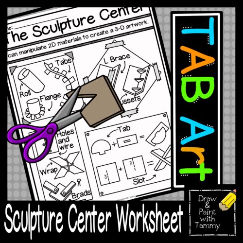 Sculpture Center TAB ArtRoom Choice Based Art Worksheet Art Sub Lesson's featured image