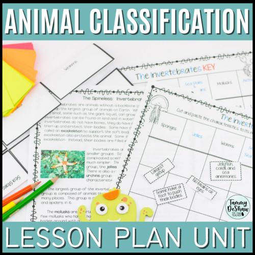 Vertebrate and Invertebrate | Animal Classification Worksheets | Lesson Plans's featured image