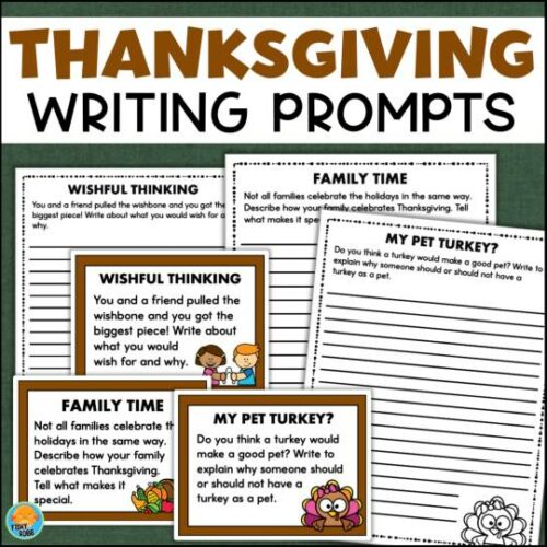 Thanksgiving Writing Prompts Narrative Descriptive Persuasive Informative's featured image
