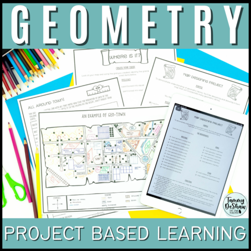 Map Skills | Project Based Learning | Geometry | Printable & Digital | Google's featured image