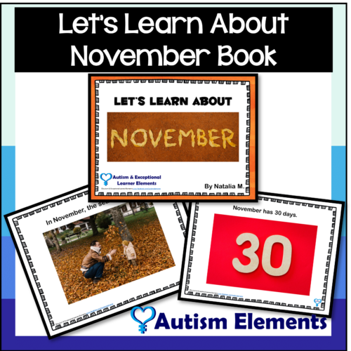 Let's Learn About November- Seasons- Fall- Autism & SPED Resources's featured image