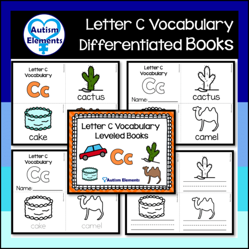 Alphabet: Letter C- Differentiated- Phonics-Reading- SPED & Autism Resources's featured image