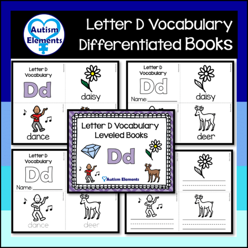 Alphabet: Letter D- Differentiated- Phonics-Reading- SPED & Autism Resources's featured image