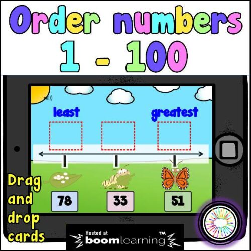 Order Numbers 1 - 100 Boom Cards™'s featured image