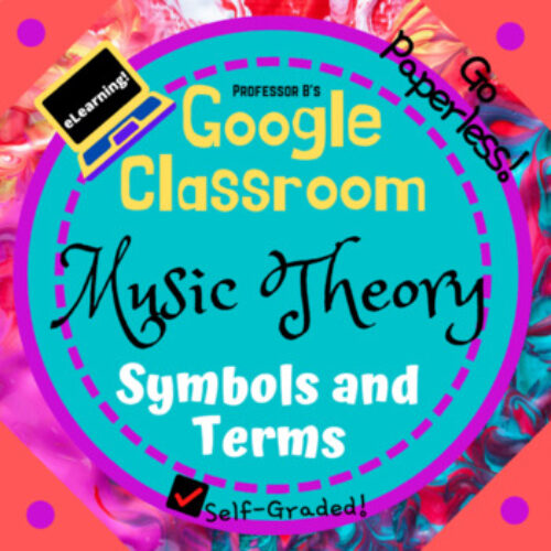 Google Classroom DIGITAL Music Theory Lesson 44: Terms and Symbols - Self-Grading's featured image