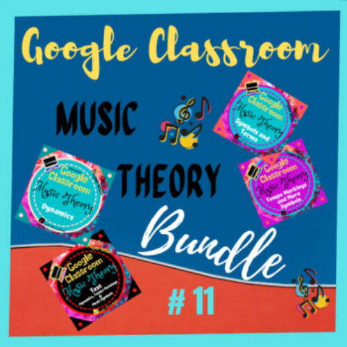 Google Classroom DIGITAL Music Theory UNIT 11 BUNDLE Lessons 43-46 - Self-Grading's featured image