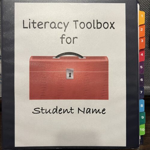 Student Literacy Resource Binder for Orton-Gillingham (or Barton) Based Tutoring's featured image