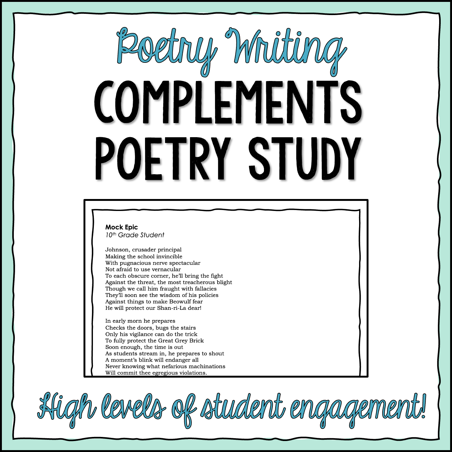 Epic Poem Examples For High School