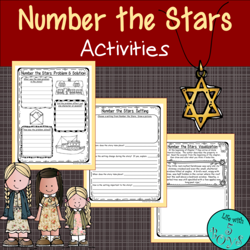 Number the Stars Novel Study Activities's featured image