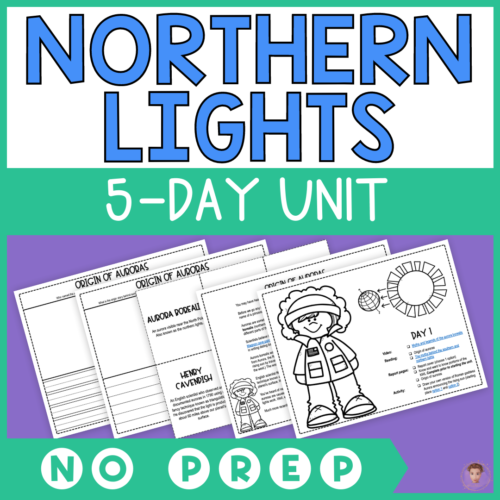 Northern Lights Unit Study (Aurora Borealis Lesson Plan, Report, Activities)'s featured image