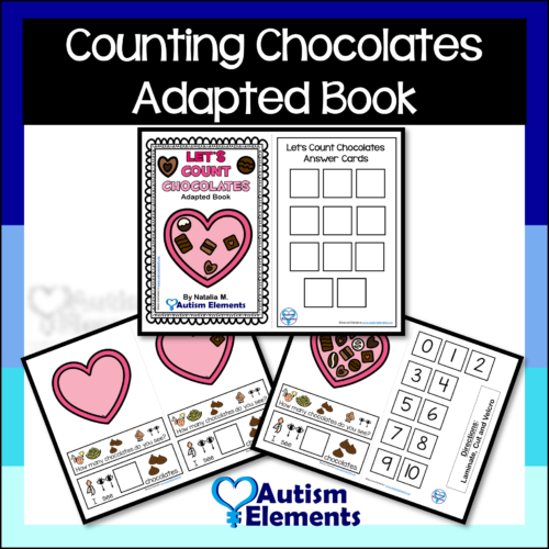 Counting Chocolates Adapted Book- February- Valentine's Day- SPED Resources's featured image