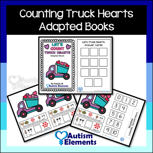 Counting Truck Hearts Book- February- Valentine's Day- Autism & SPED Resources's featured image