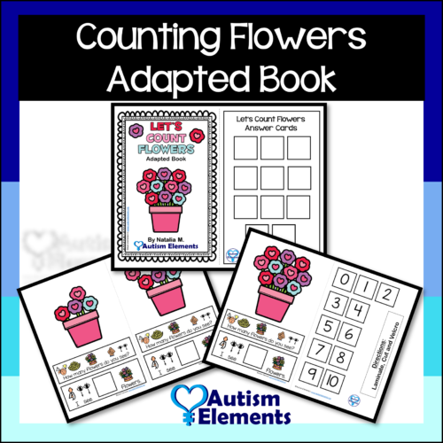 Counting Flowers Book- February- Valentine's Day- Autism & SPED Resources's featured image