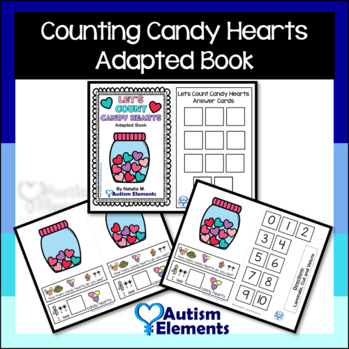 Counting Candy Hearts Book- February- Valentine's Day- Autism & SPED Resources's featured image