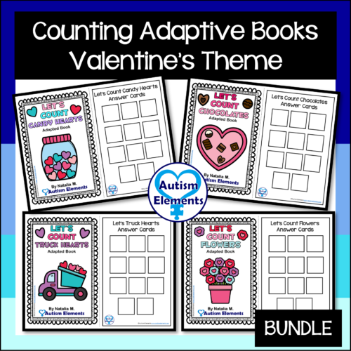 Counting Adapted Books- Valentine's Day Theme- BUNDLE's featured image