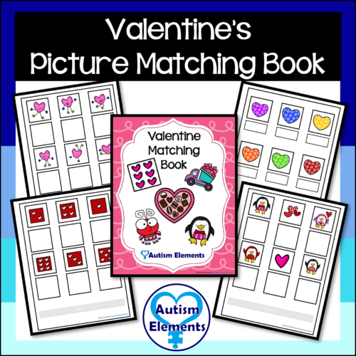 Valentine's Day Picture Matching- February- Autism & SPED Resources's featured image