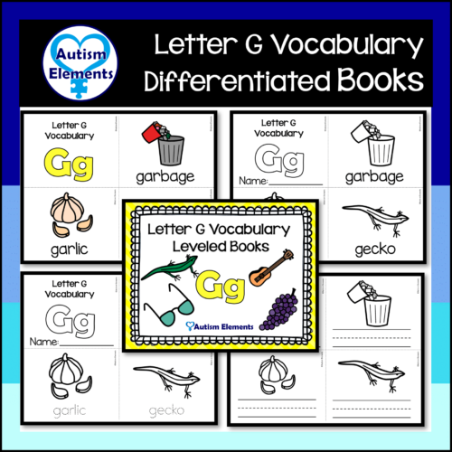 Alphabet: Letter G- Differentiated- Phonics-Reading- SPED & Autism Resources's featured image