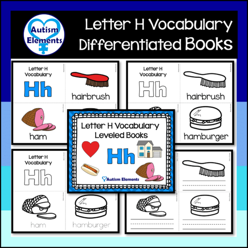 Alphabet: Letter H- Differentiated- Phonics-Reading- SPED & Autism Resources's featured image
