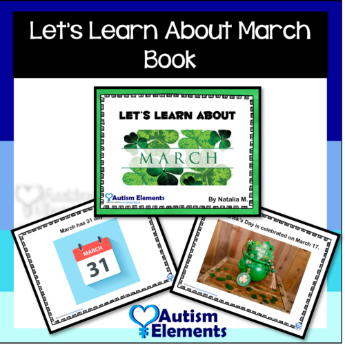 Let's Learn About March- St. Patrick- Spring- Autism & SPED Resources's featured image
