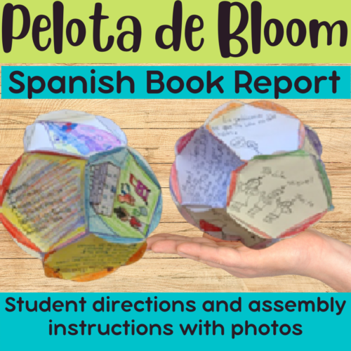 Bloom Ball Book Report in Spanish - Pelota de Bloom Informe del Libro en Español's featured image