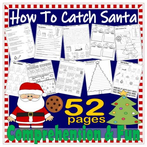How to Catch Santa Christmas Book Study Companion Reading Comprehension Literacy Worksheets's featured image