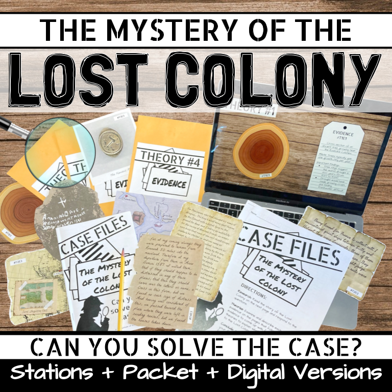 The Mystery Of The Lost Colony Of Roanoke Primary Sources Research ...