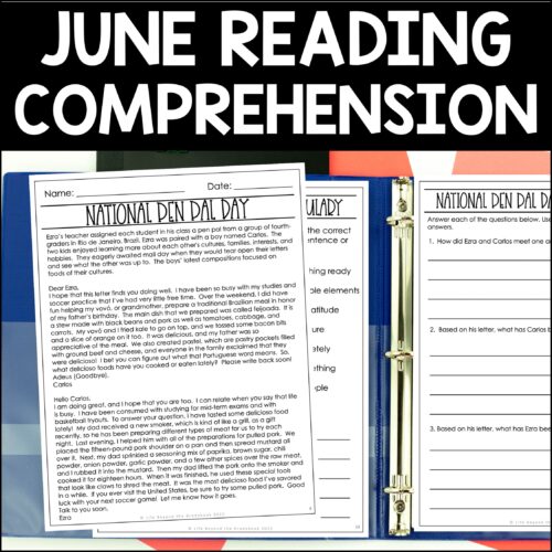 June Reading Comprehension Passages | Monthly Reading Passages's featured image