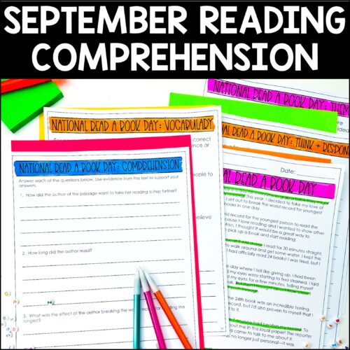 September Reading Comprehension Passages | Monthly Reading Passages's featured image