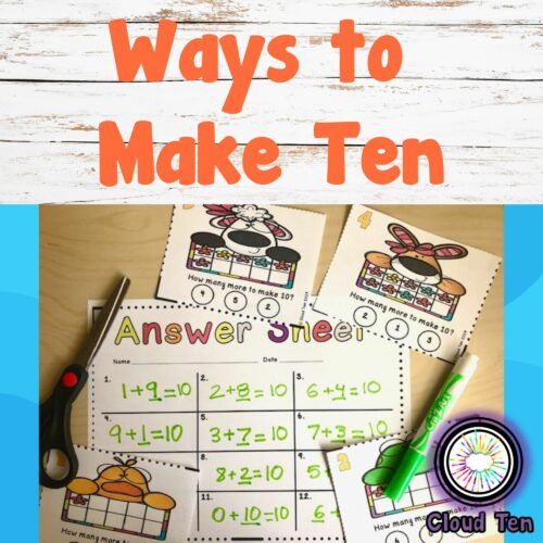 Ways to Make Ten - Activities and Game's featured image