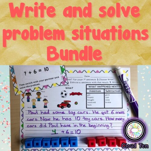 Write and Solve Problem Situations Bundle's featured image