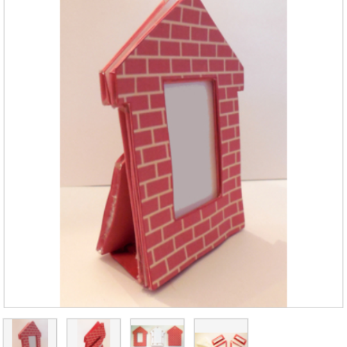 Brick House Tabletop Frame Tree Ornament For 1.5