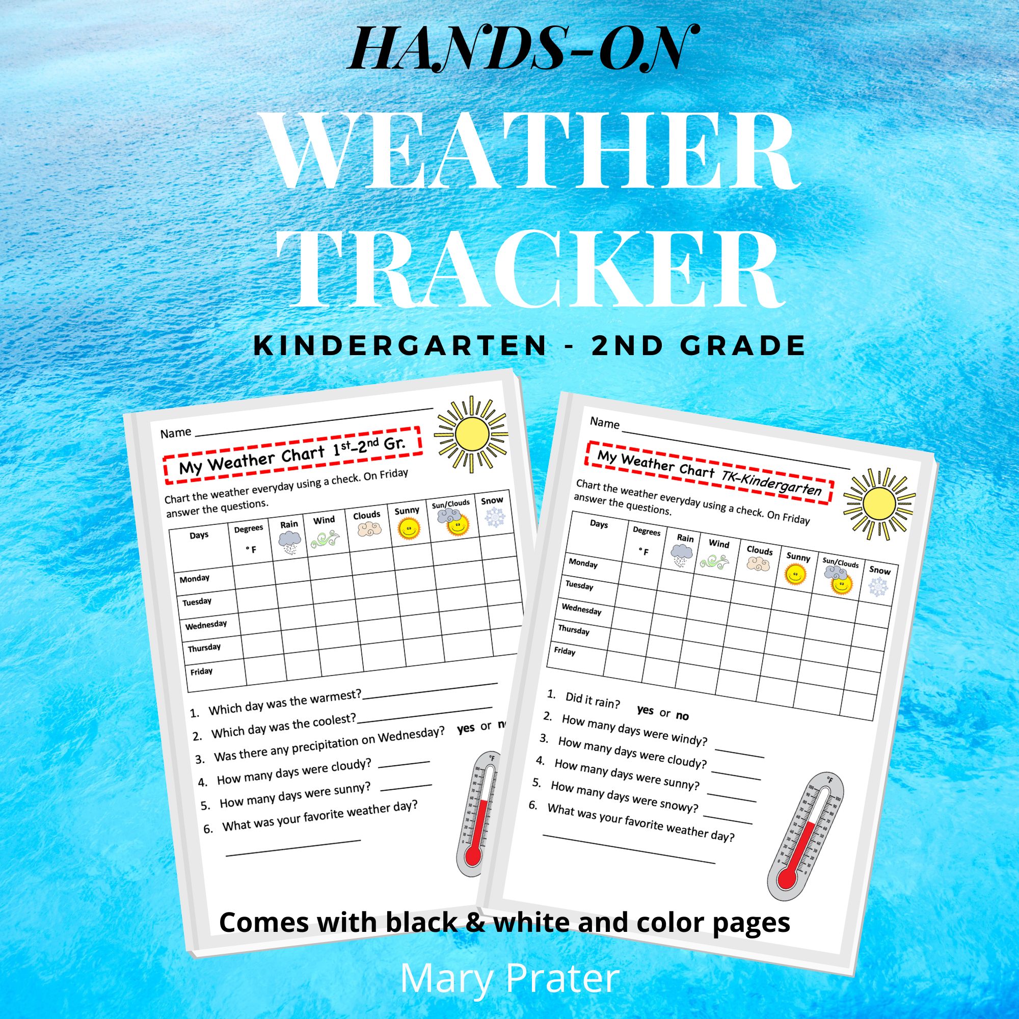 Weather Chart Printable - Classful