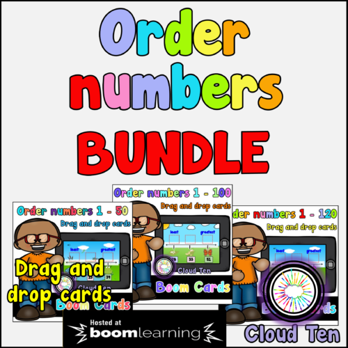 Order Numbers 1 - 120 Bundle Boom Cards™