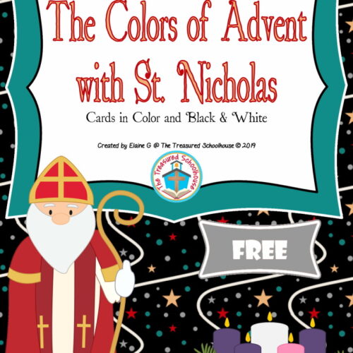 The Colors of Advent with St. Nicholas Cards {FREEbie}'s featured image