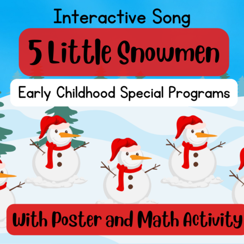Five Little Snowmen - Nursery Rhyme Circle Time Songs's featured image