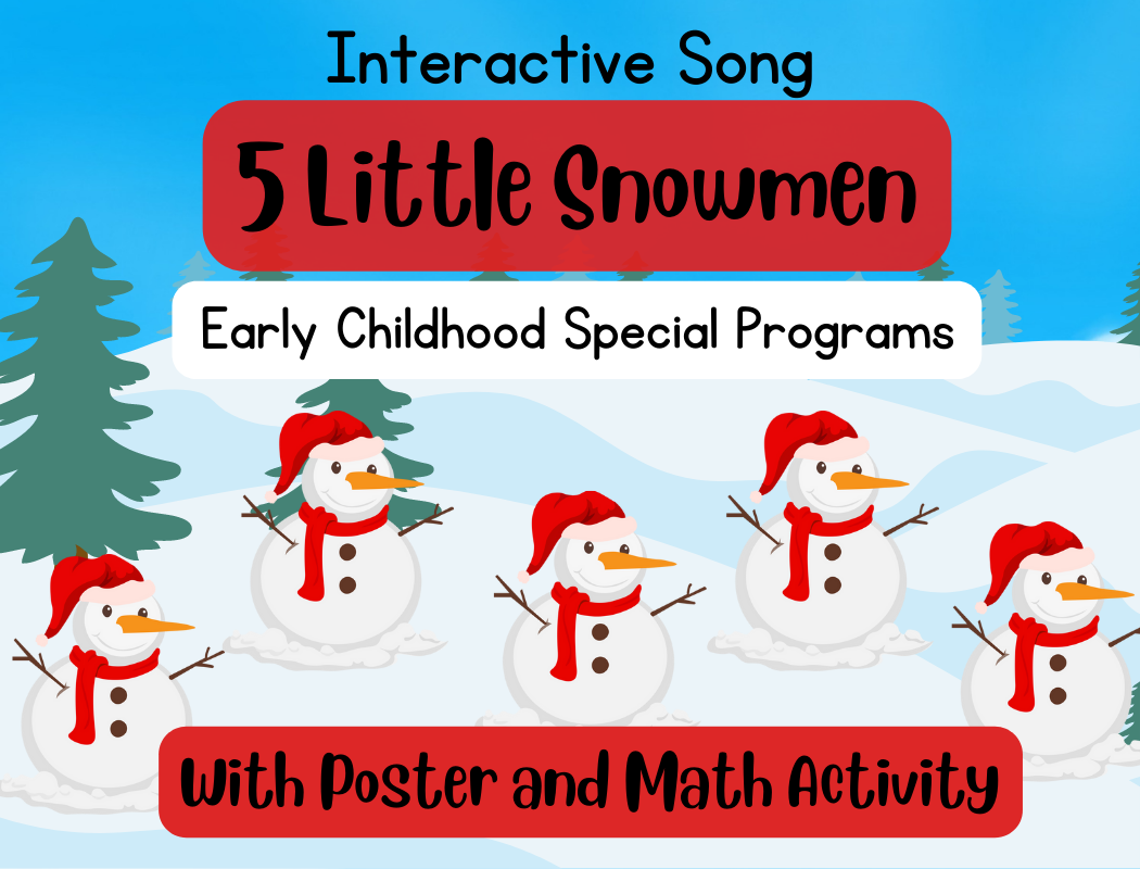 Five Little Snowmen - Nursery Rhyme Circle Time Songs