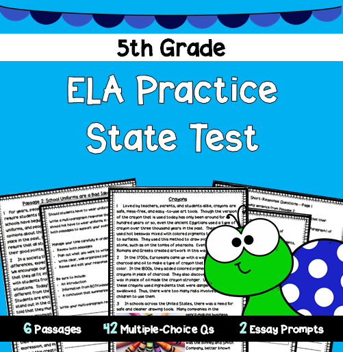 5th Grade ELA Practice State Test 1 Classful