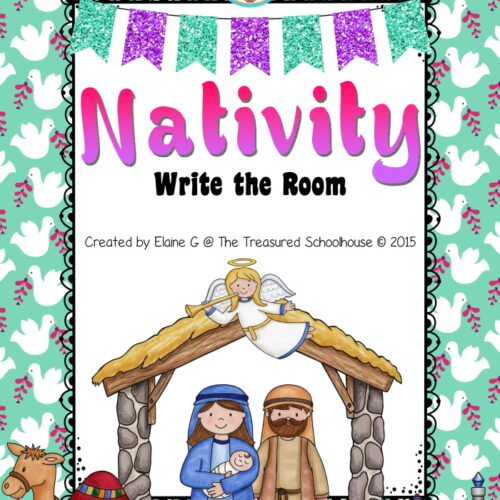 Christmas Nativity Write the Room