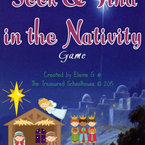 Seek and Find in the Christmas Nativity Game