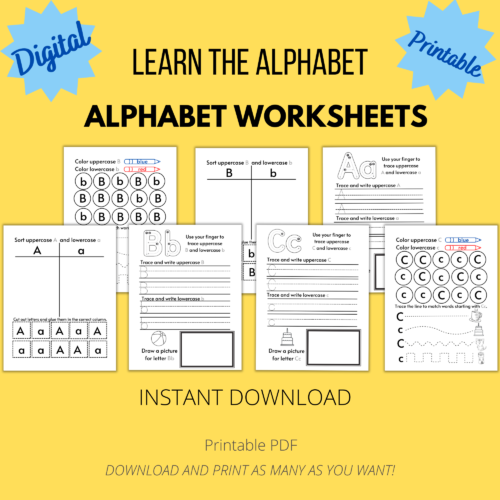 Alphabet Worksheets, ABC Worksheets, Alphabet Activities, ABC Activities, Letter Worksheets, Letter Activities, Phonics Worksheets, Phonics Activities's featured image