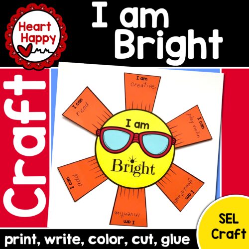 I am Bright Sun Craft | Growth Mindset | SEL | Summer Craft | End of Year Craft