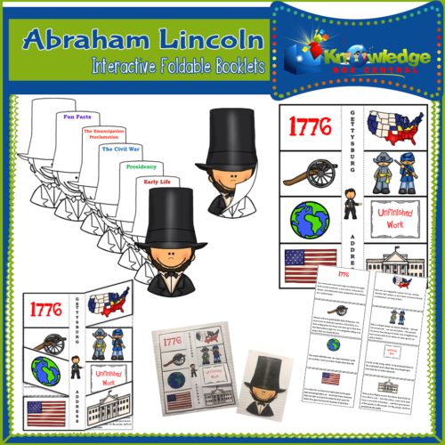 Abraham Lincoln Interactive Foldable Booklets's featured image
