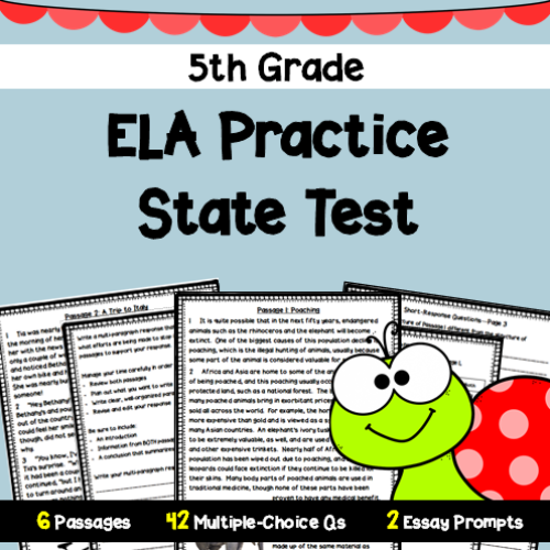 5th Grade ELA Practice State Test #3's featured image